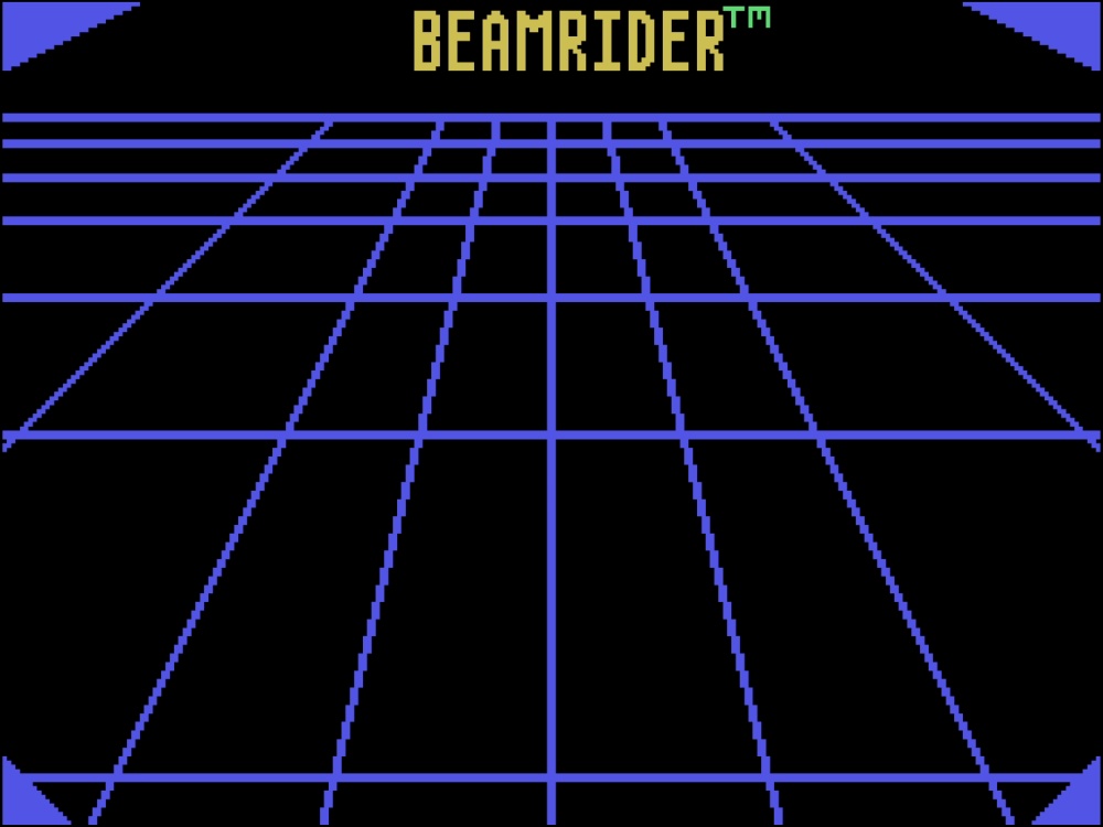Title Screen of Beamrider for Colecovision